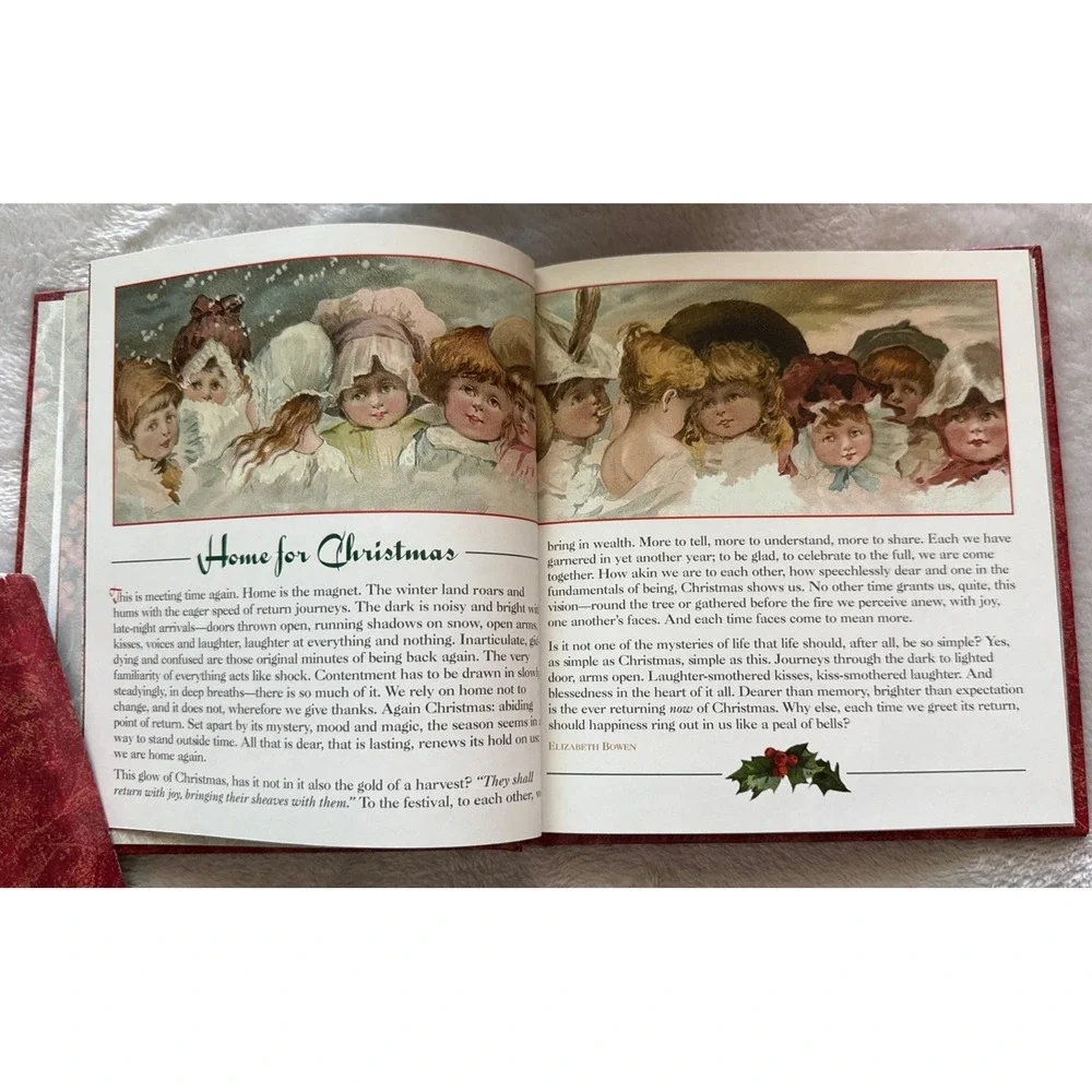 Vintage Merry Christmas with Love Brownlow 1994 Hardcover Christmas Traditions